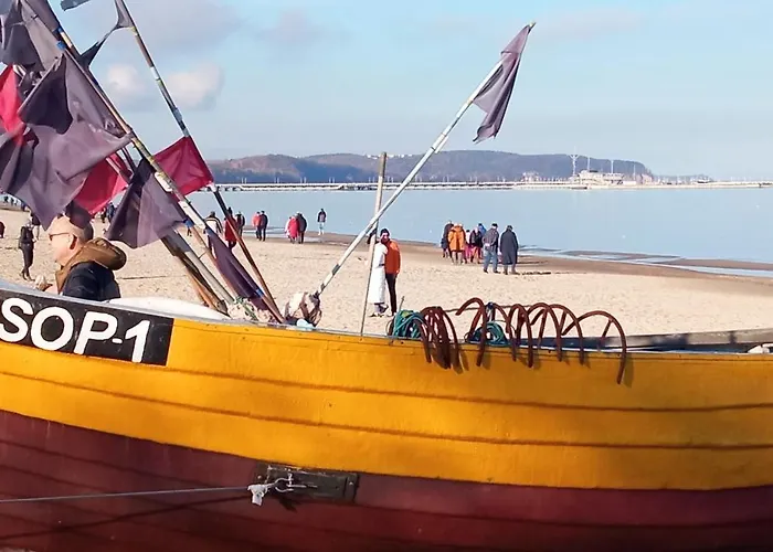 Przytulna Kawalerka W Sopocie Przy Plazy Апартаменты Сопот